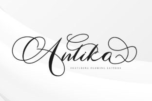 Antika: A Modern Script Font That Elevates Design with Grace and Flow