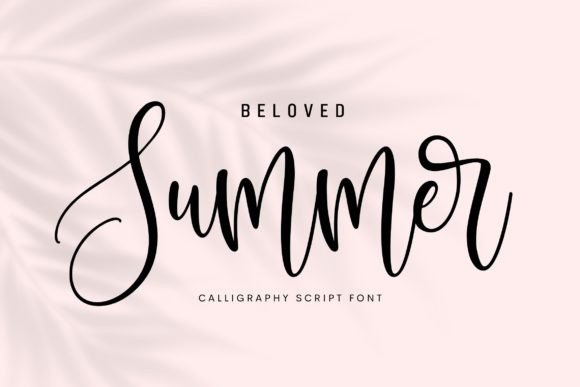 Beloved Summer: A Bouncy and Friendly Calligraphy Script Font