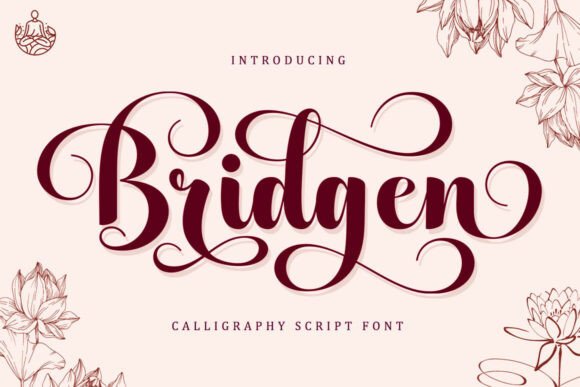 Bridgen: A Calligraphy Script Font for Timeless Elegance