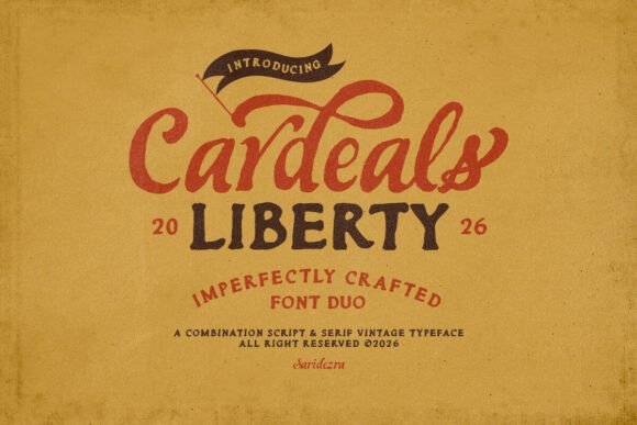 Cardeals: A Bold Font Duo That Adds a Human Touch to Modern Design