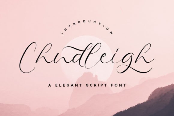 Chudleigh: A Versatile Script Font for Modern Design Projects
