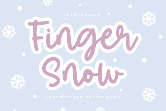 Finger Snow: A Versatile Script Font for Creative and Professional Use