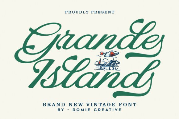 Grande Island: A Vintage Script for Modern Branding
