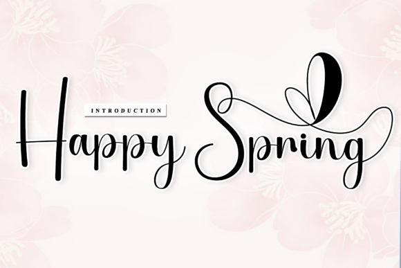 Happy Spring Font for Creative and Professional Use