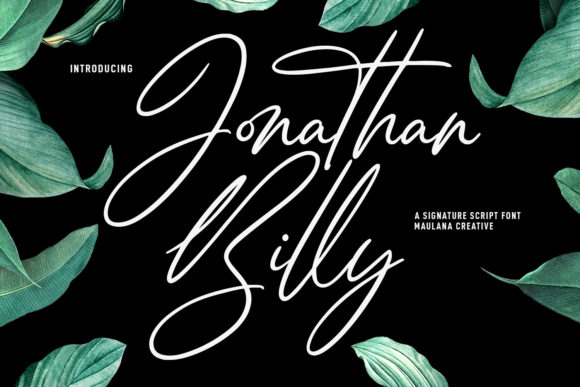 Jonathan Billy: A Versatile Expressive Script Font for Modern Branding