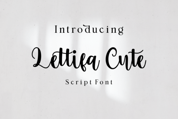 Lettifa Cute: The Perfect Script Font for December Events and More