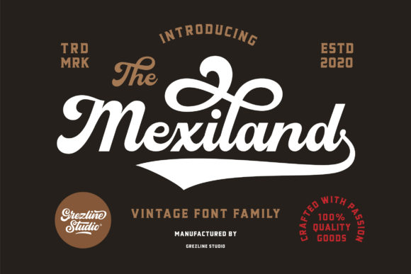 Mexiland: A Stylish Script Font for Bold and Vintage-Inspired Designs