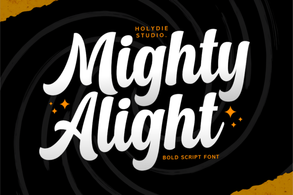 Mighty Alight: The Bold Script That Bridges Vintage Charm and Modern Authority