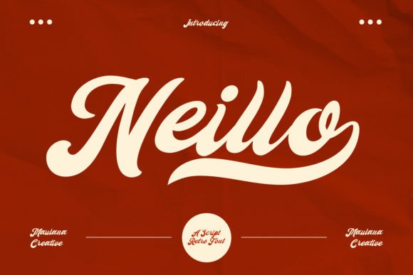 Neillo: A Fun, Retro Script Font That Elevates Your Design Game