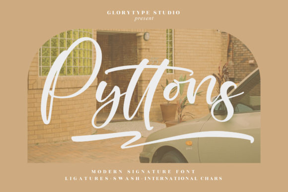 Pyttons: A Playful Script Font That Elevates Your Creative Projects