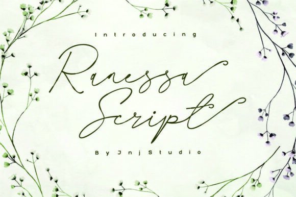 Ranessa Script: A Delicate Calligraphic Font for Modern Design