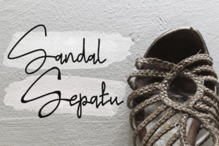 Sandal Sepatu: A Versatile Cursive Font for Modern Design Needs