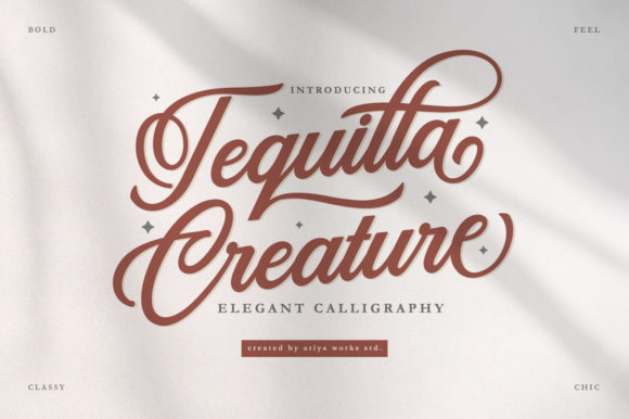 Tequilla Creature: Elevate Your Brand with Refined Typography