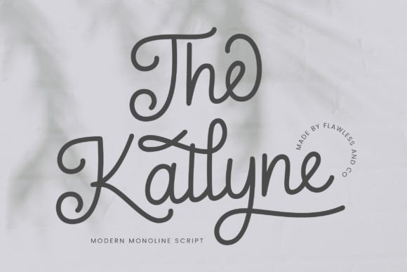 The Kallyne: A Modern Monoline Script Font That Redefines Typography