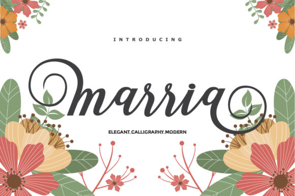 Unlocking Creativity with Marria Script: A Calligraphy Font for the Modern Designer